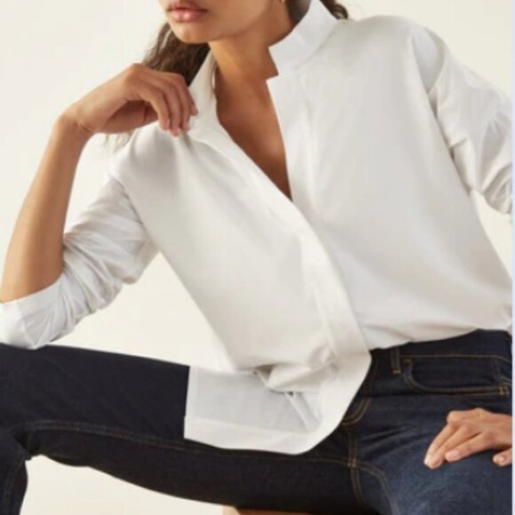 ADAY Something Borrowed Shirt - M / Sky Blue - Picture 2 of 4